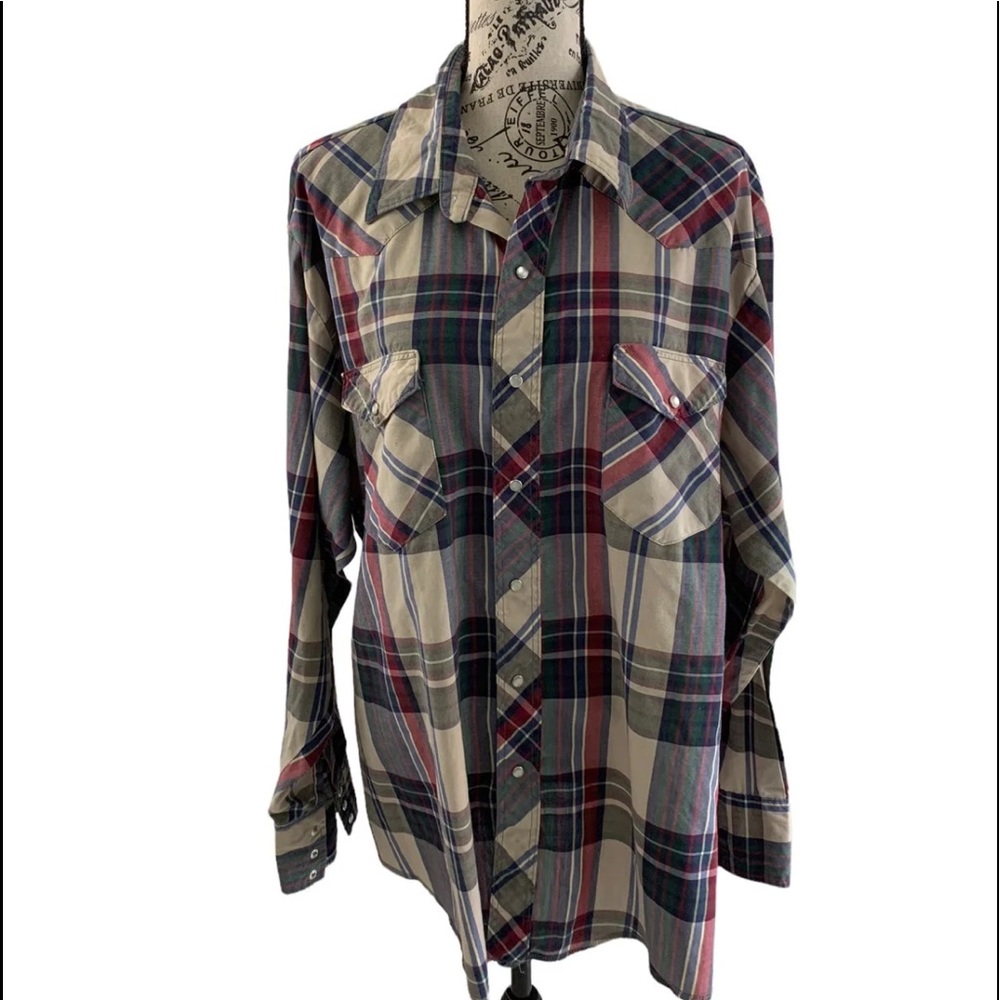 * Wrangler western shirt men’s 2X plaid